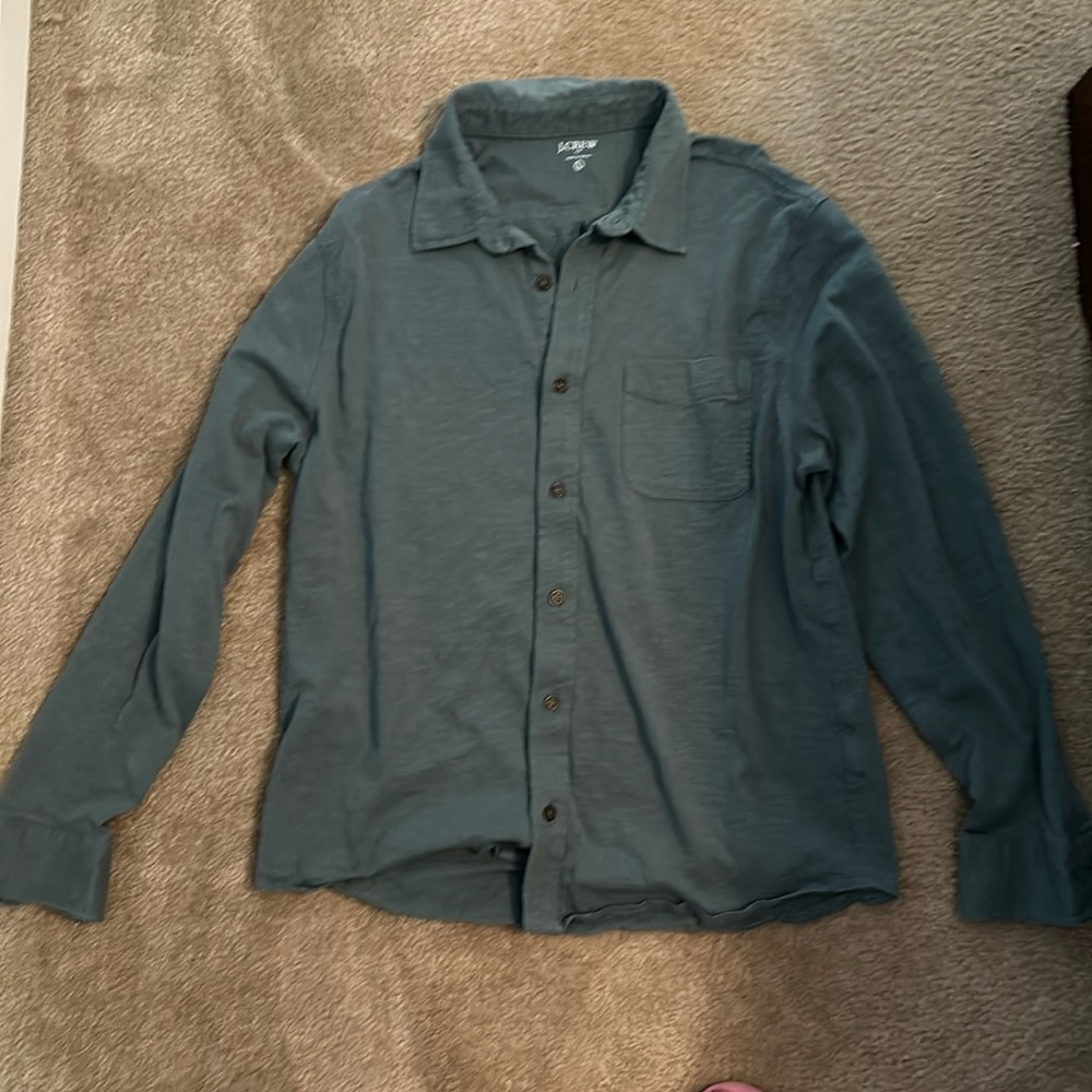 Soft Men’s Button Down | Olive Green